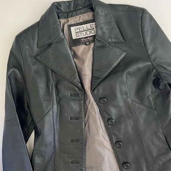 Black Wilson’s leather jacket - Picture 5 of 5